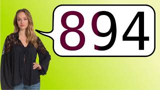 How to say '894' in French?