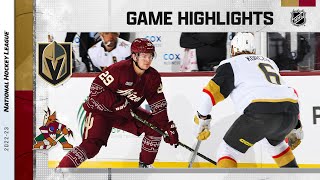 Golden Knights @ Coyotes 1/22 | NHL Highlights 2023