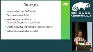 openSUSE Conference 2023 - systemd-boot introduction and challenges