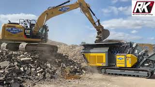 RM 100GO! from Rubble Master processing construction and demolition waste and glass