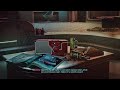 Cyberpunk 2077 loading screen radio message.
