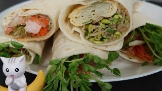 (SUB)Diet food recipes | 3 healthy ways to eat tortilla wraps (Costco Tortilla) | and Kitchen