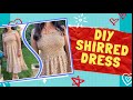 DIY - Shirred Summer Dress/ Maxi