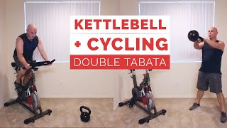 Double Tabata Kettlebell Cycling Workout