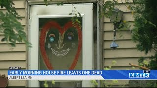 Early morning Albert Lea house fire leaves one person dead