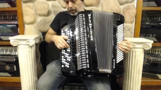 WELTROM874BBK - NEW Black Weltmeister Romance 874 Chromatic Button Accordion B LMMH 87 120 $4599