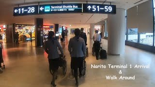 Narita Terminal 1 Arrival and Airport Transfer | February 2022 | #Japan #Narita #GoPro