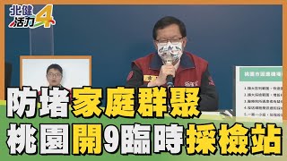 桃園 防疫|防堵第2波家庭群聚  桃園開9臨時採檢站