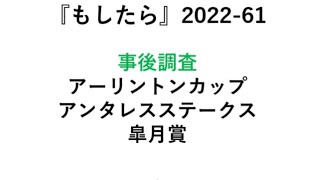 『もしたら』事後調査【アーリントンカップ・アンタレスステークス・皐月賞】2022-61