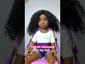 We're not obsessed w/ this doll's hair 😍 #shorts #naturalhair #blackdolls #healthyrootsdolls