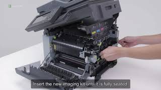 Lexmark XC2235 - Replacing a black and colour imaging kit