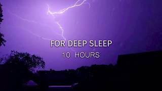 Heavy Sky Thunderstorm for Sleep, Study \u0026 Relaxation