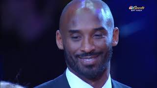 Kobe Bryant 球衣退役儀式