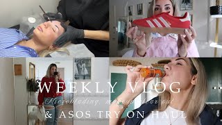 WEEKLY VLOG: MICROBLADING, MAKEUP CLEAR-OUT \u0026 ASOS TRY-ON HAUL | Blair Dalar  Khodagholian