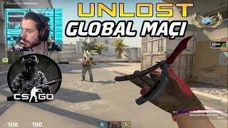 UNLOST EKİPLE CS GO REKABETÇİ GLOBAL MAÇI DUST 2 (02.01.2018)