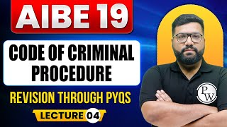 AIBE 19 Class 🔥| Code of Criminal Procedure (CrPC) | Previous Year Questions | All India Bar Exam