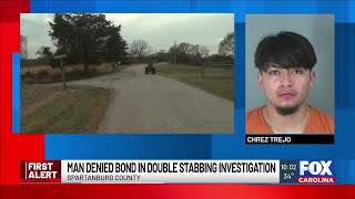 Man denied bond in double stabbing investigation, officials say