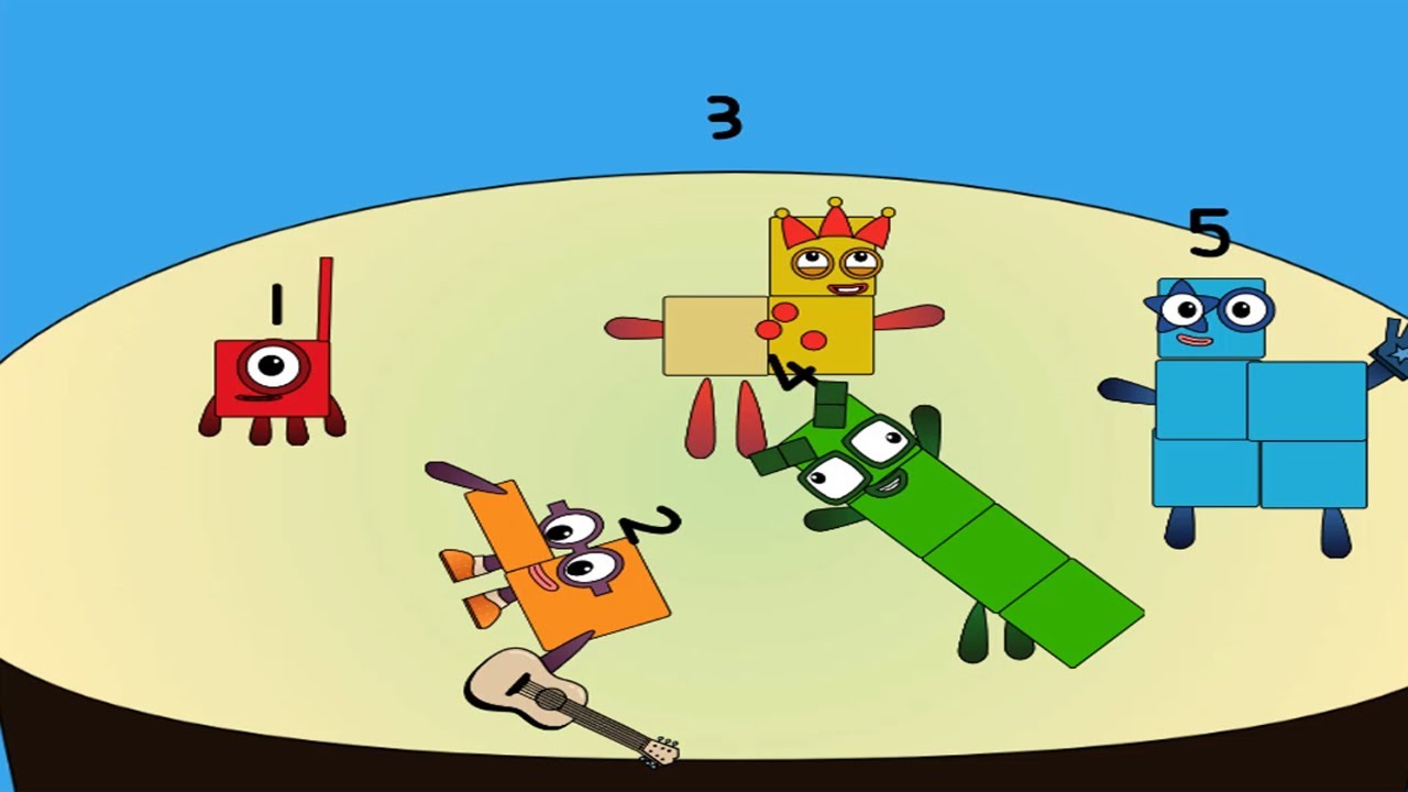 NumberBlocks Band But Squares