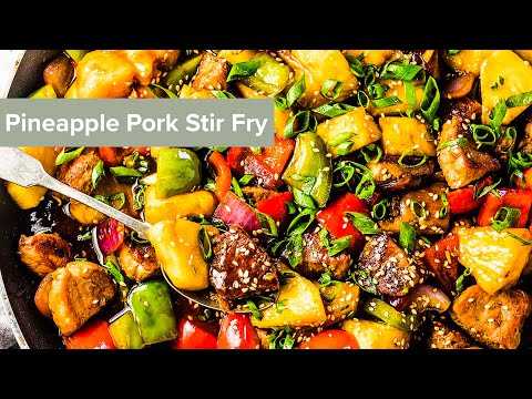 Stir-fried Pork with Orange and Pineapple Recipe