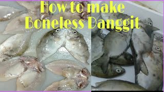 How To Make Boneless Danggit / How to Debone Fish Danggit /Edstyle Vlog