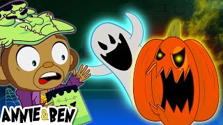 Mango Minutes: Halloween Friends | Scary Cartoons For Kids | Annie And Ben