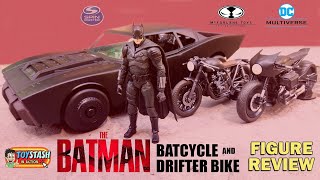 McFarlane The Batman Batcycle \u0026 Drifter Motorcycle Review!