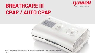 Yuwell BreathCare PAP YH-550 CPAP / AUTO CPAP