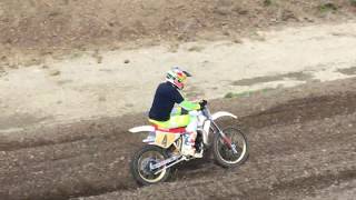 Travis Pastrana 1987 Yamaha YZ490 vs. Broc Glover 2020 Yamaha YZ450F Moto Fite Klub May 2020