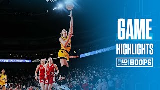 Iowa at Nebraska | HIGHLIGHTS | Big Ten Women's Basketball | 2/10/25