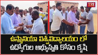 ఉస్మానియా విశ్వవిద్యాలయం లో ఉద్యోగుల అభ్యున్నతి కోసం కృషి చేస్తానన్నా ప్రొఫెసర్ || #tr9news