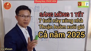 7 tuổi xông nhà đầu năm 2025 gia chủ đổi đời công việc nhanh thông phát lộc