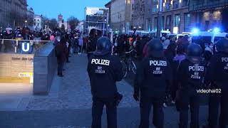 8.März 2021 Internationaler Frauentag.  Frauen Demo in Berlin