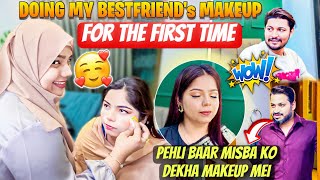 Doing My Bestfriend’s Makeup For The First Time😍|Makeup Tutorial Nahi🥹 Comday Show Ban Gaya😂|Niyan♥️