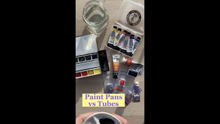 PANS vs TUBES - 30 Days of Watercolour Tips