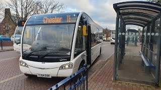 M\u0026H Coaches Optare Solo SR YJ64DXR - Route T8