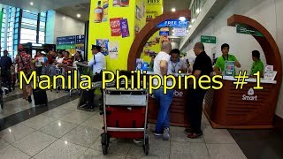 # 1 到着 / 空港でプリペイドSIMを買う / Manila Philippines