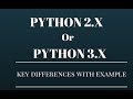 python2 or python3 with example