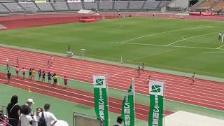 2017京都陸上選手権　女子4×100mリレー予選1組