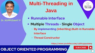 95 Runnable Interface - Create Multiple threads on a Single Object in Java