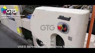 FOR SALE - GTG USED SAKURAI Screen Printing Machine MS102A2 (SOLD)