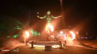 PYROFlow- Dazzling Human Pyrotechnic Performance.