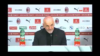 Conferenza mister Pioli post Milan - Lazio 4-0 Coppa Italia 09.02.2022