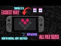 How to install NSP/NSZ games on Jailbroken Nintendo Switch 2024 BEST METHOD / Tinfoil 17.0