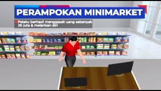 Video 3 Karyawan Minimarket di Jakbar Disekap Perampok Bersenpi