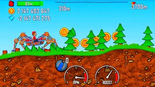 hill climb racing - carantula on forest 🌲| android iOS gameplay #810 Mrmai Gaming