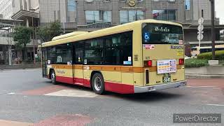 神奈中バス な33(横浜200か5085) いすゞ2DG-LV290N3(2020年式) 62系統 (急行) 千丸台集会所行 横浜駅西口にて撮影