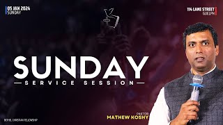 SUNDAY SERVICE | PR MATHEW KOSHY | JAN 05, 2024 | BETHEL CHRISTIAN FELLOWSHIP GUELPH