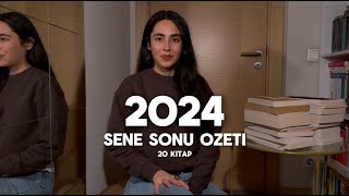 2024 YILINDA OKUDUĞUM KİTAPLAR |  20 KİTAP