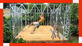 🔥 Cómo Montar ESTRUCTURA METÁLICA de PLADUR ✅ Steel Framing 🤜 TINY House