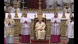 Christmas Eve Holy Mass in Vatican with Pope Benedict XVI [2009]